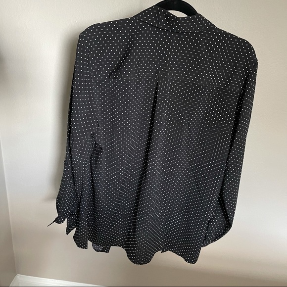 Vintage button down polka dot top - Picture 5 of 6